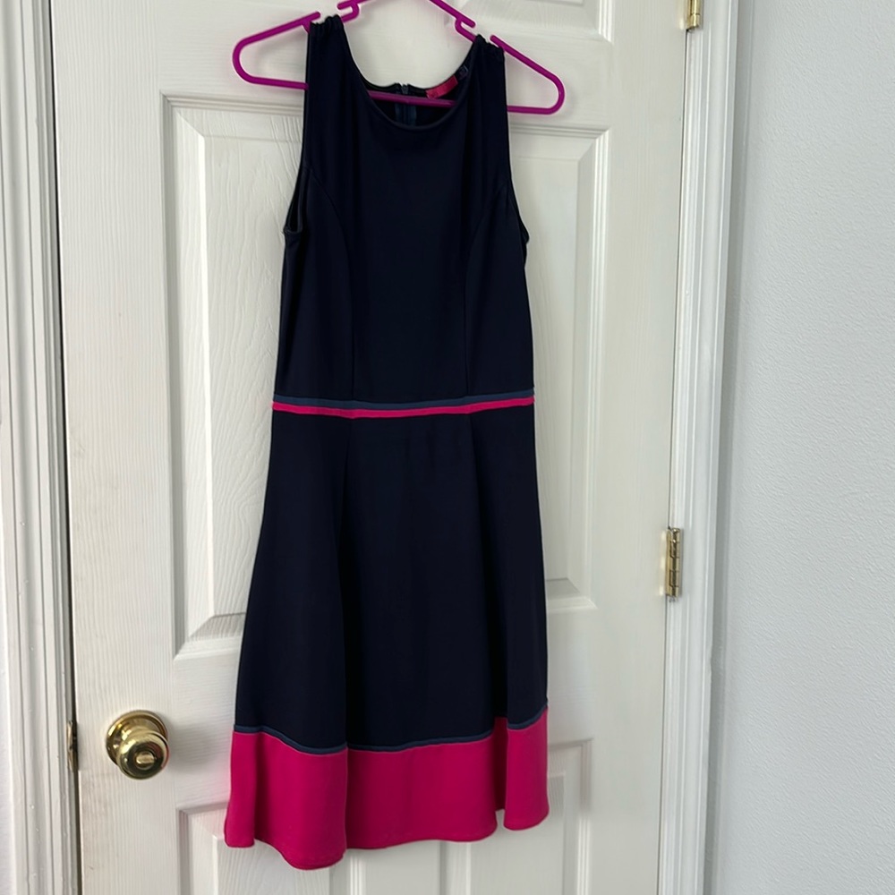 Flirty A-line pink and blue AVA dress size S